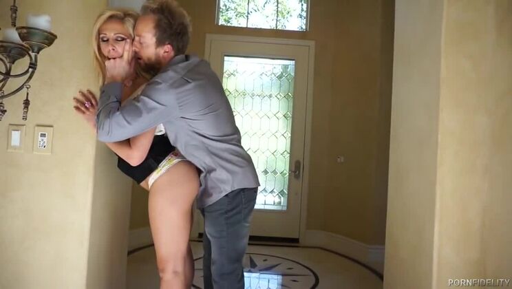[PornFidelity] - Blonde Cherie Deville Teases with Handjob and Sex Toys