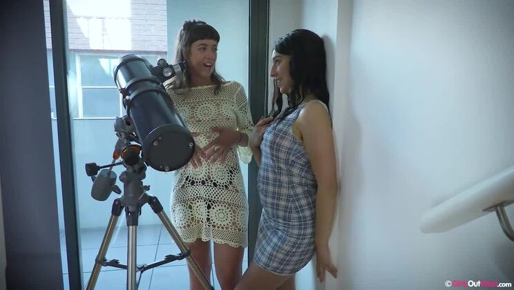 [GirlsOutWest] - Hairy Pussy Lesbian Action - Loretta Wolf & Violet Russo - Loretta Wolf - Violet Russo