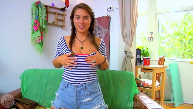 [AbbyWinters] - Amateur Big Titted Kenji Seduces