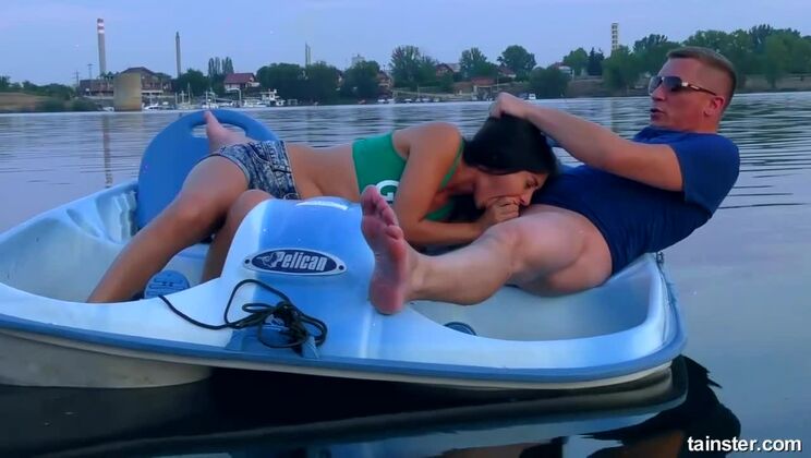 [Tainster] - Shrima Malati's Big Cock Handjob On A Boat - Shrima Malati