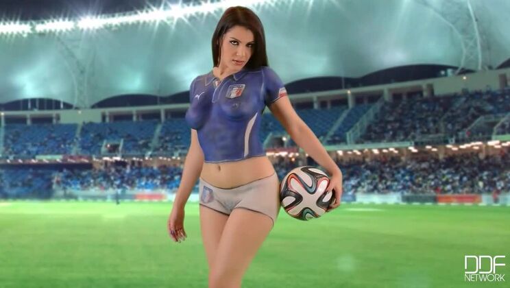 [1By-Day] - Big Ass Italian Valentina Nappi Gets Wild Outside