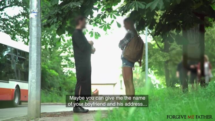 [ForgiveMeFather] - Catholic Priest Picks Up Blonde for Sinful Acts