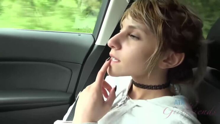 [ATKGirlfriends] - POV fingering Hime Marie’s tight pussy - Amateur blonde action