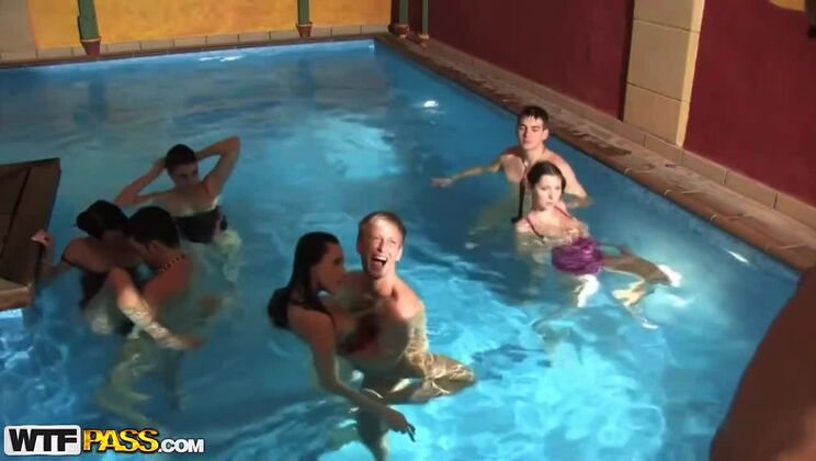 [CollegeFuckParties] - Russian Beauties in a Wild Pool Party Sex Fest - Mona Lee - Angelica - Kattie Gold - Kyle - Frank - Eva Torres - Marc