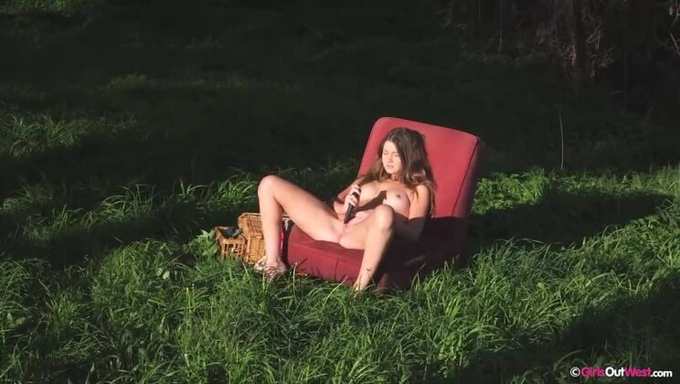 [GirlsOutWest] - Outdoor Fun with Maddison By The River - Maddison