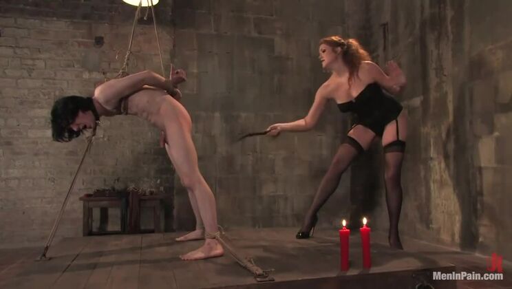 [MeninPain] -  The Redheaded Slave: Sabrina Fox's BDSM Scene  - Sabrina Fox
