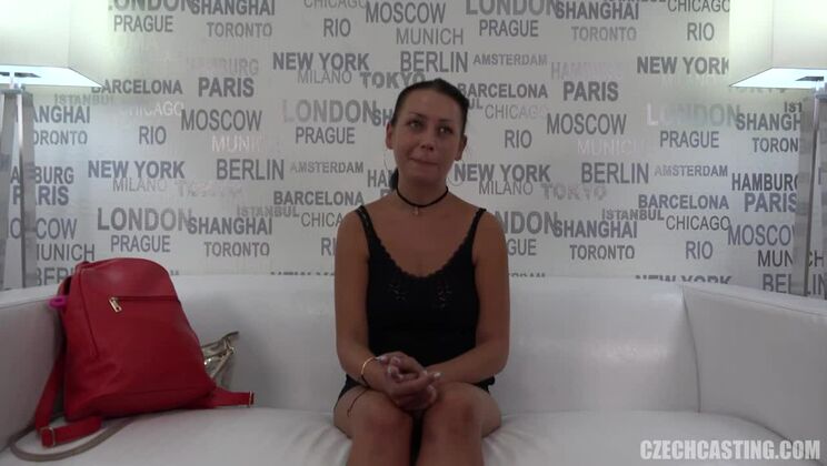 [CzechCasting] - Czech Brunette Stuns in Casting