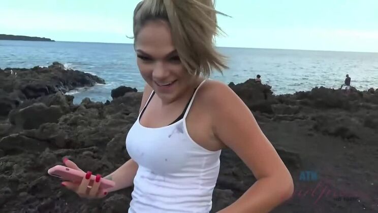 [ATKGirlfriends] - Athena Faris Fingering Herself in Paradise