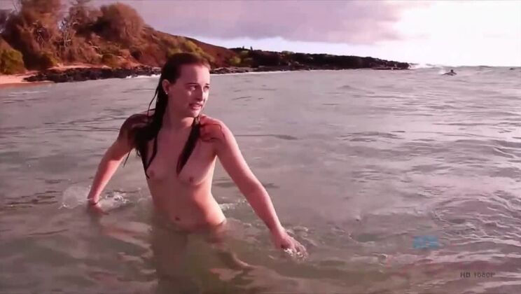 [ATKGirlfriends] - Danni Rivers POV Beach Fuck in Hawaii