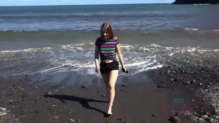 [ATKGirlfriends] - Beach Fucking with Niki Snow POV - Niki Snow