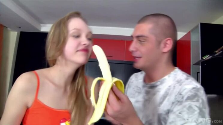 [BANG.com] - Teen Blonde Sylvia Keeps Socks On During Fuck
