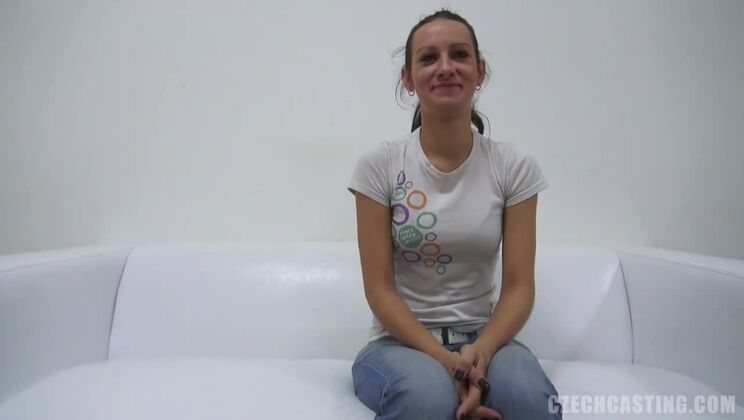 [CzechCasting] - Brunette Sarka - European Amateur Teasing & Playing - Sarka