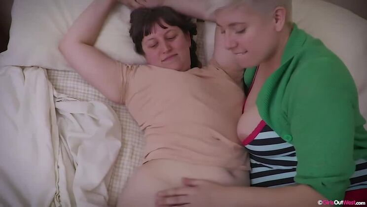 [GirlsOutWest] - Cuddling Blonde Bombshells Charlee & Violette