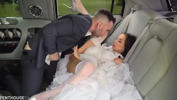 [PentHouse] - Pre-Wedding Seduction with Brunette in Stockings