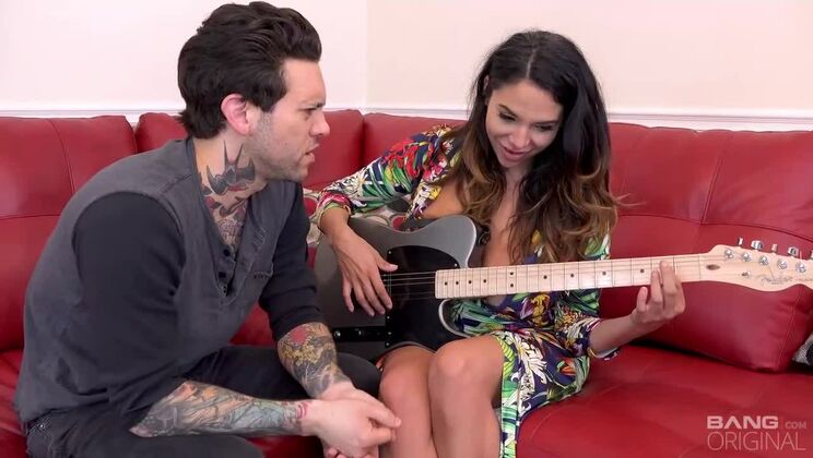 [BANG.com] - Missy Martinez's Guitar Instructor Gives Her a Special Lesson - Missy Martinez