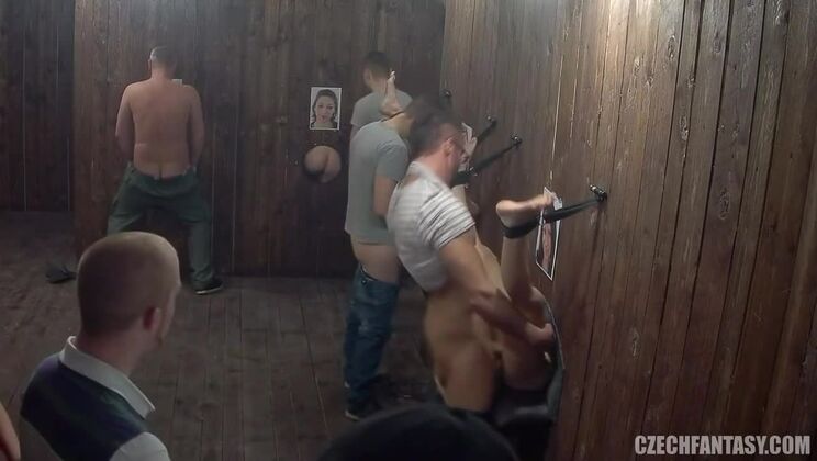 [CzechFantasy] - Gloryhole Fun with European Blonde