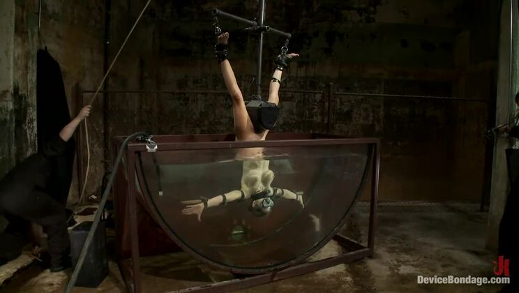 [DeviceBondage] - Inverted Sybian Action: Big Titted Blonde Gets Fucked