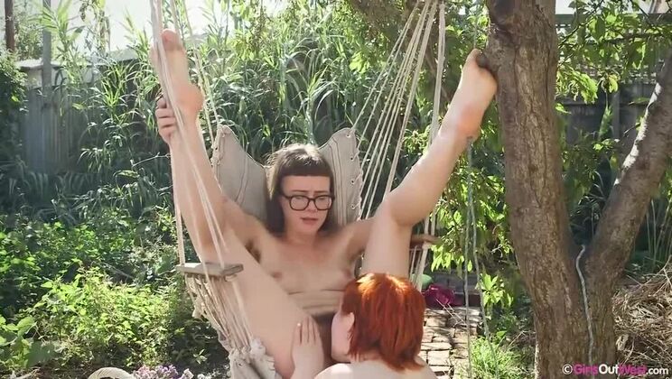 [GirlsOutWest] - Garden Party with Hairy Lesbians - Rosie - Panda