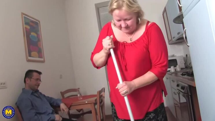 [Mature.nl] - Mature BBW slut loves getting drilled