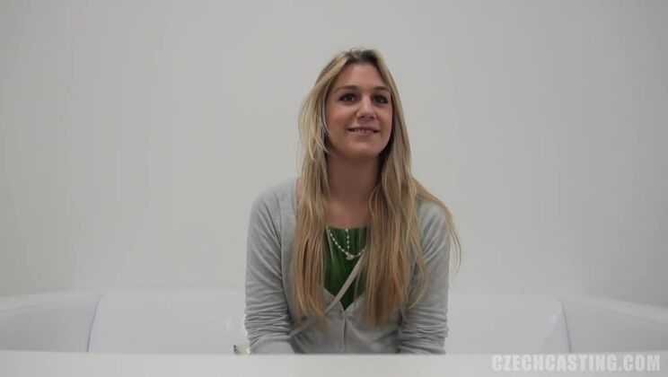 [CzechCasting] - European Blonde Tereza Does a Wild Audition