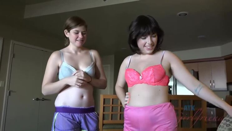 [ATKGirlfriends] - Hairy Vacation Ends with Big Ass Creampie - Lara Brookes - Simone Delilah