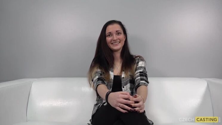 [CzechCasting] - Czech Petra Brunette Casting Session