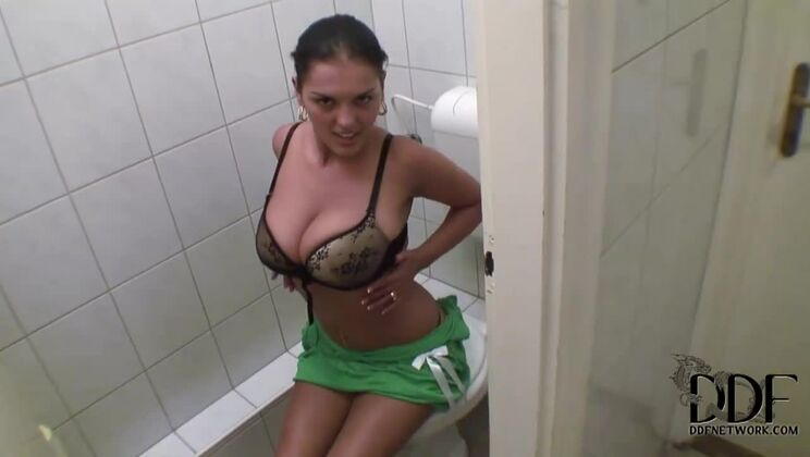 [OnlyBlowjob] - Jasmine Black - Big Tits in the Smallest Room - Jasmine Black