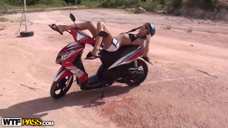 [PornWeekends] - Victoria Tiffani in Thai Beach Adventure - Amateur Motorcycle Ride - Victoria Tiffani