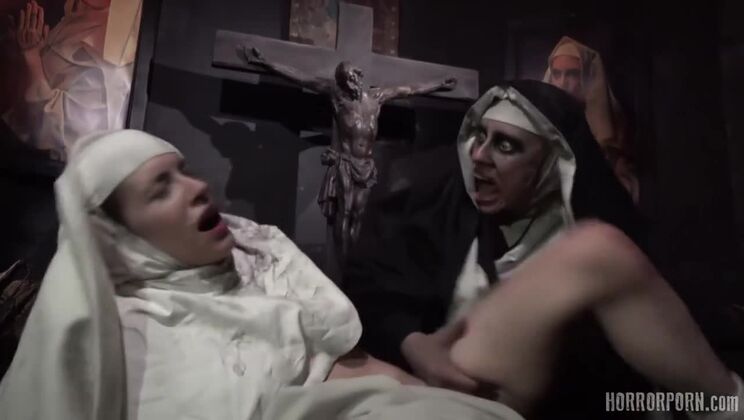 [HorrorPorn] - Taboo Nun BDSM Sex Scene