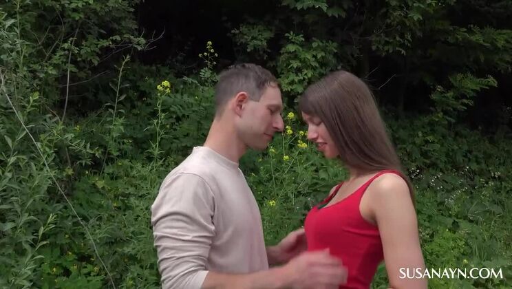[SusanAyn] - Deepthroat Fun with Susan Ayn and Michal D Outdoors