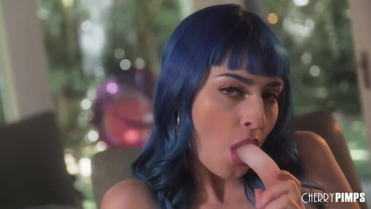 [WildOnCam] - Jewelz Blu - Naughty Solo with a Vibrating Toy - Jewelz Blu