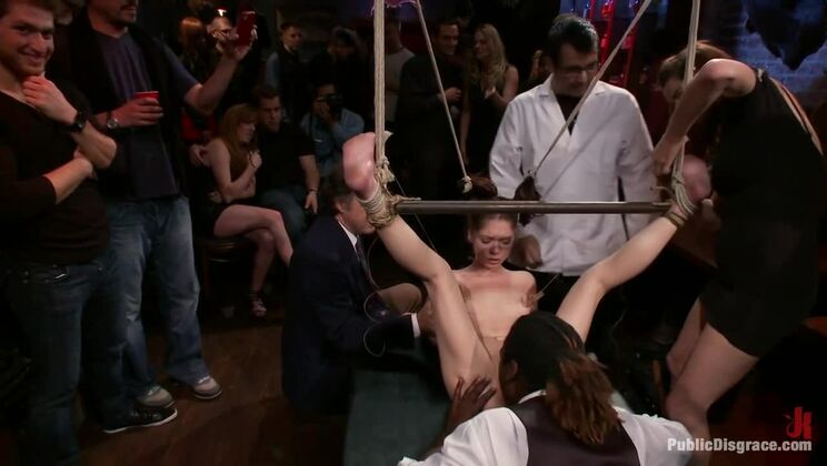 [PublicDisgrace] - Suspended and Anal Fucked: Jessi Palmer's BDSM Session