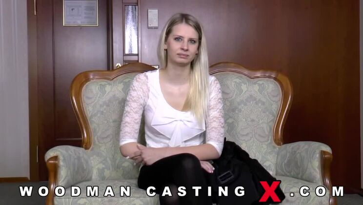 [WoodmanCastingX] - Blonde Bombshell Tyna's Anal Casting
