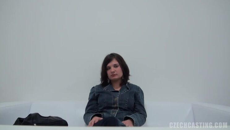[CzechCasting] - Brunette Jirina Casting with Huge Tits from Europe
