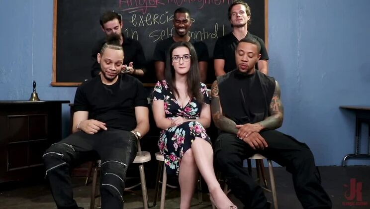 [BoundGangBangs] - Gangbang with Lyra Lockhart and Big Cocks - Eddie Jaye - Donny Sins - Robby Echo - Jake Adams - Lyra Lockhart - Rod Jackson