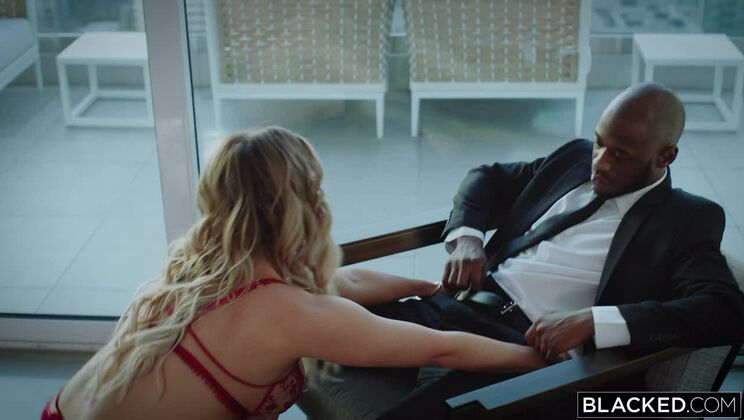 [BLACKED] - Kinky Tattooed Blonde Rides Anton Harden - Big Ass and Pussy Licking