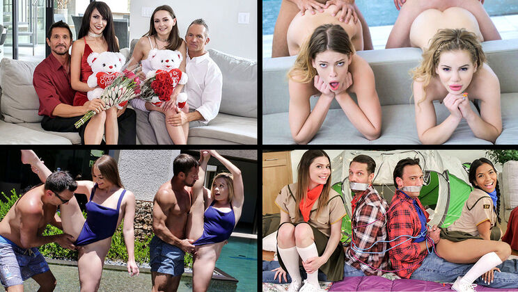 [DaughterSwap] - Foursome with Swapped Stepdaughters