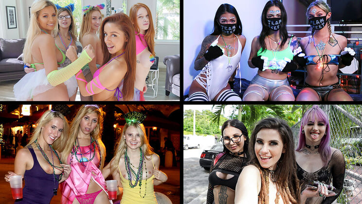 [TeamSkeetSelects] -  Cadence Lux and Friends  - Cadence Lux - Jade Nile - Kiara Cole - Winter Bell