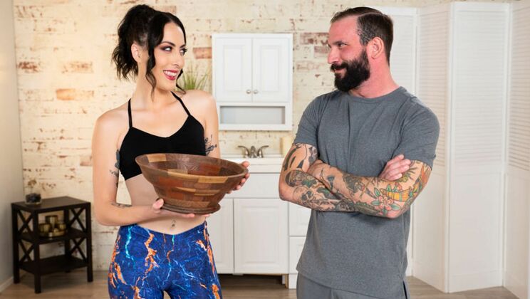 [NuruMassage] - Massage Turns Wild as Tattooed Babe Sucks Cock - JJ Graves - Victoria Sunshine