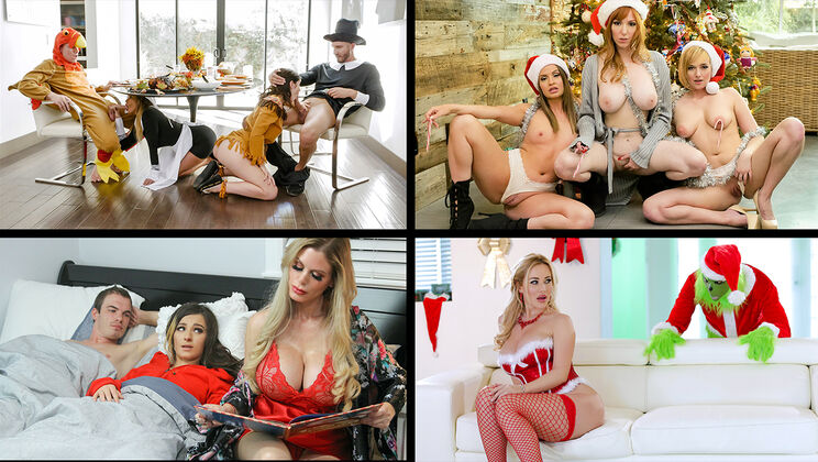 [MYLF] - MILF Pornstars Holiday Fun Compilation - Brooklyn Chase - Dee Williams - Kat Dior - Casca Akashova