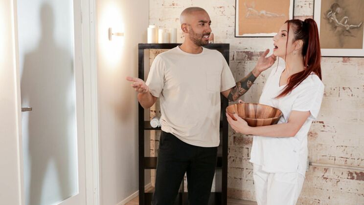 [NuruMassage] - Redhead and Big Cock Porn - April Snow - Oliver Davis