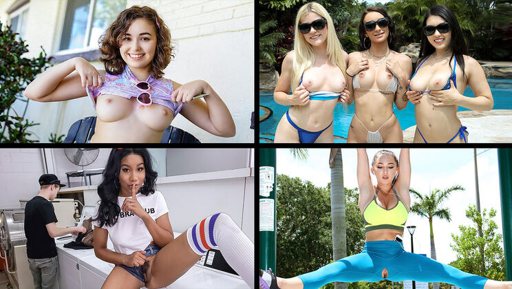 [TeamSkeetSelects] - Public Flash with Bethany Benz - Bethany Benz - Alex Coal - Stella Rae - Alessia Luna