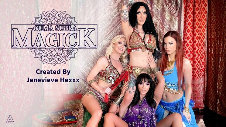 [ModelTime] - Tattooed Ladies Play with Big Boobs and Butt - Ariella Ferrera - Jayden Cole - Serene Siren - Jenevieve Hexxx