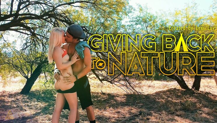 [ModelTime] - Blonde Bombshell Gets Cumshot Outdoors - Lexi Luv - Jake Franco