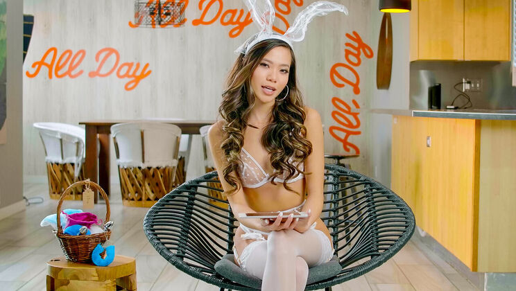 [NubileFilms] - Interview with Super Skinny Asian Vina Sky in Lingerie - Vina Sky - Aj