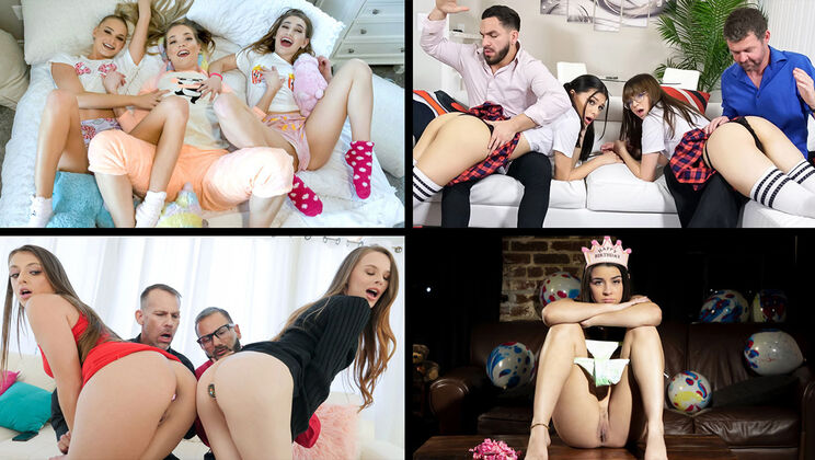 [TeamSkeetSelects] - Scorching Spring Hotties - Serena Santos - Gia Derza - Val Steele - Vivian Taylor