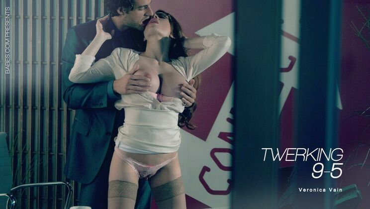 [Babes.com] - Veronica Vain Gives Handjob & Blowjob Before Cum on Tits