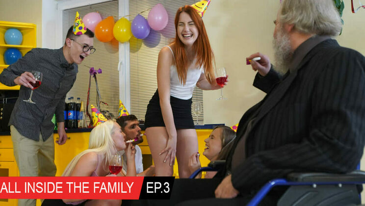 [ClubSweethearts] - European Babes Share a Cumshot at Birthday Party