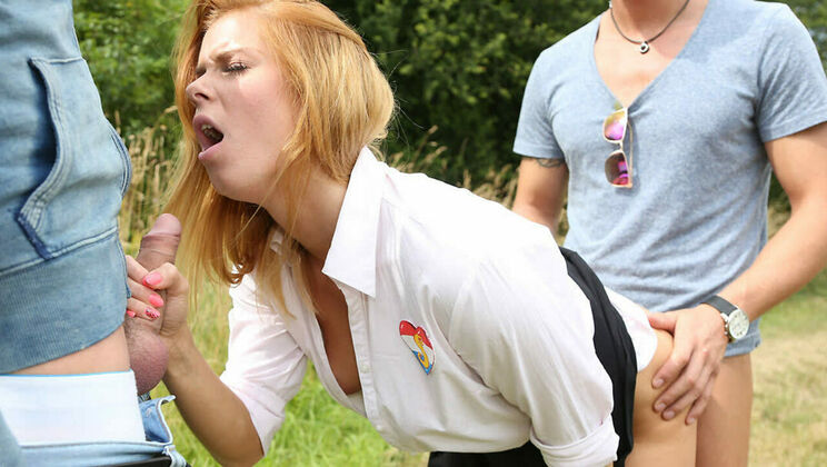 [YoungBusty] - Masturbating Chrissy Fox Takes a Handjob