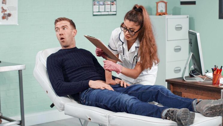 [Brazzers] - Small Tits Marina Gets a Deepthroat Checkup